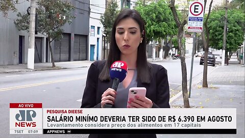 Salário mínimo ideal deveria ter sido de R$ 6.390 em agosto, diz Dieese