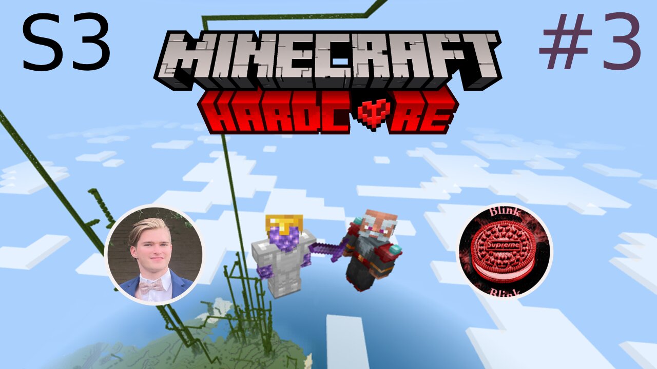 We love falling from high places🥴(Minecraft Hardcore S3-Ep.3)