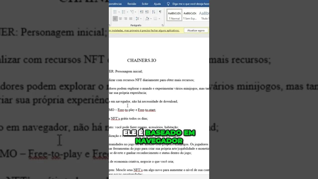#CHAINERS: Explore um mundo virtual e colete NFTs gratuitos todos os dias!
