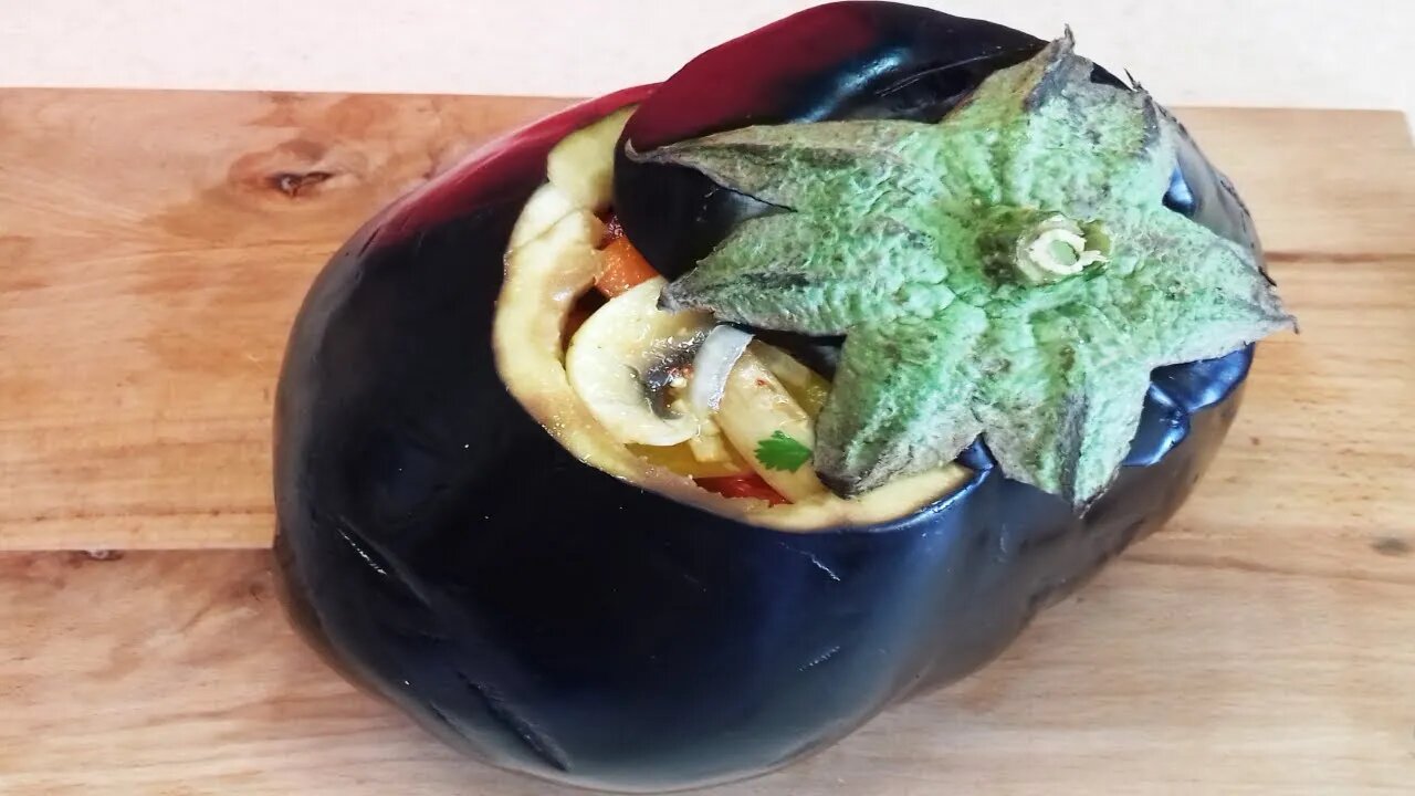 Recipe for stuffed eggplant a delicious meal (Cook Food in Home)