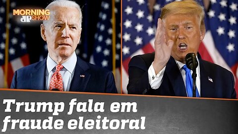 Trump diz “ganhamos esta eleição”. Campanha de Biden rebate: “Ultrajante”