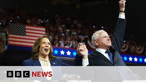 Harris and Walz hold first rally together as new Democratic ticket