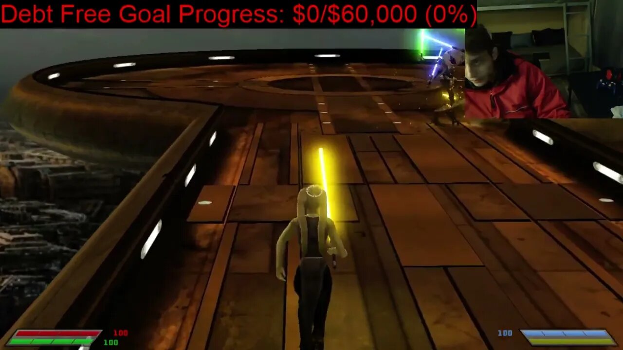 Bastila Shan VS General Grievous In A Battle With Commentary In Star Wars Jedi Knight Jedi Academy