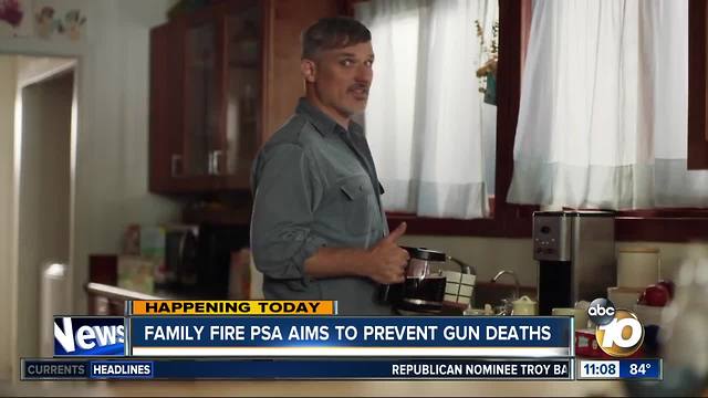 Family fire PSA aims to prevent gun deaths