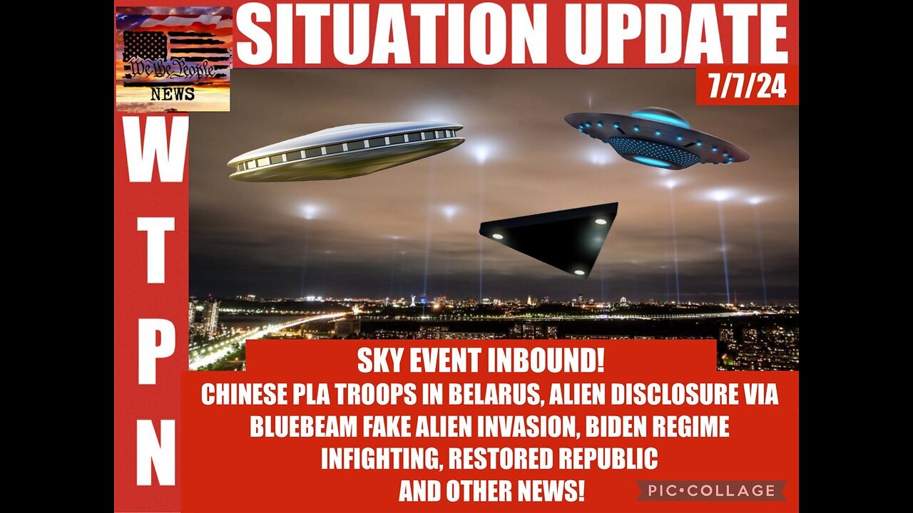 SITUATION: SKY EVENT INBOUND! - Chinese pla Troops In Belarus - 7/7/2024