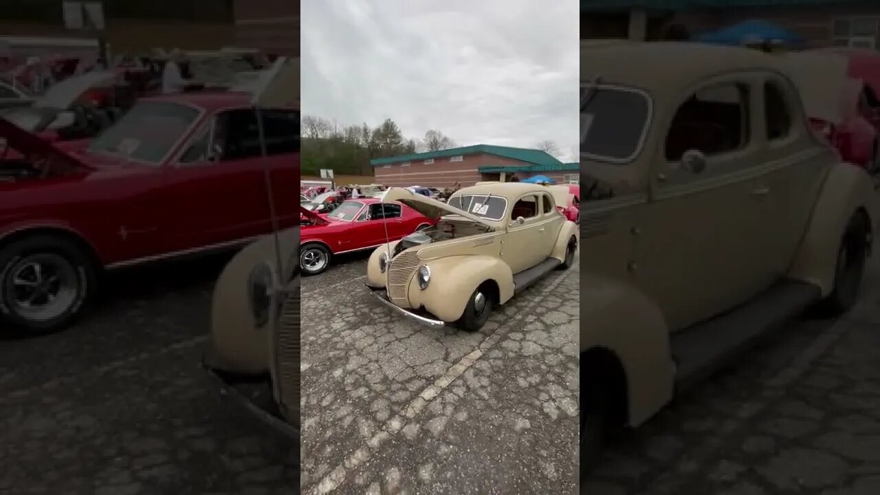 EHR: Check out this '38 Ford coupe at the Martin's Creek School show.