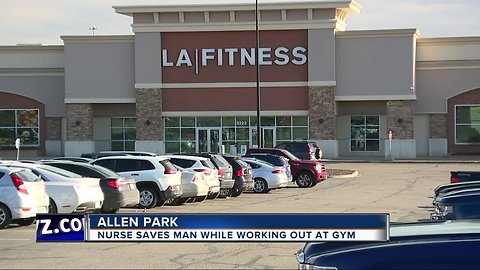 Woman saves man suffering heart attack at Allen Park L.A. Fitness