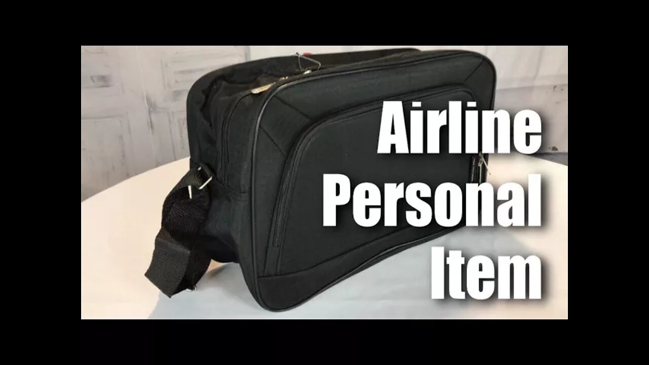 Airlines Personal Item Sized Duffle Bag Review