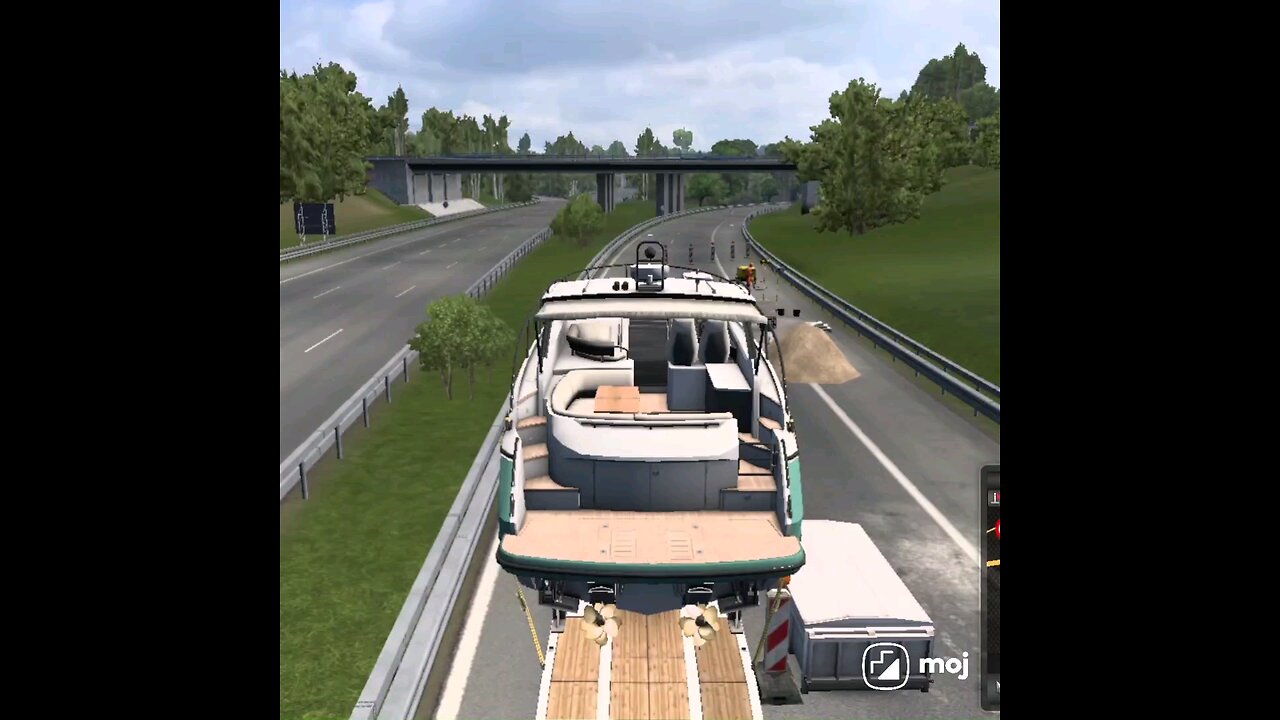 Repair of road in Euro truck Sim 2