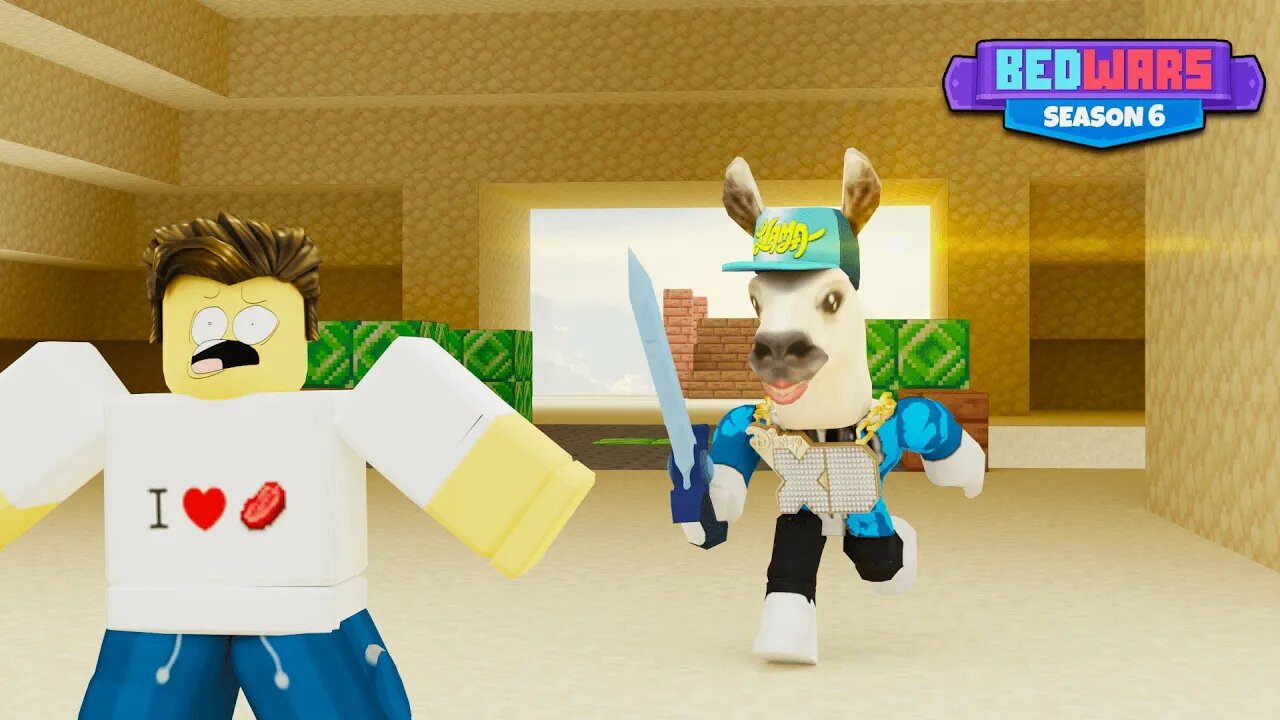 I DESTROYED Steak in Roblox Bedwars (ft. steak out of context)