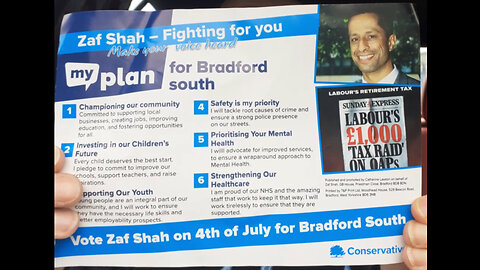 Pathetic Tory leaflet proves they have given up