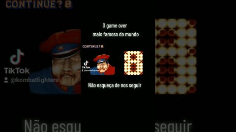 O game over mais famoso do mundo