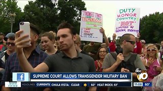 Supreme Court allows transgender military ban