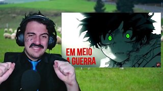 PASTOR REACT Rap - Deku vs Shigaraki (Boku no Hero) - A Paz e o Medo | Flash Beats ft. @AniRap