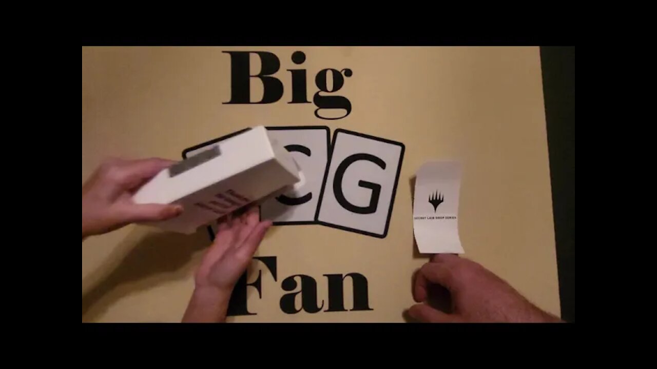 BigTCGFan Product Opening Secret Lair Extra Life 2021