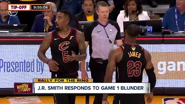 J.R. Smith responds to Game 1 blunder