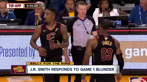 J.R. Smith responds to Game 1 blunder