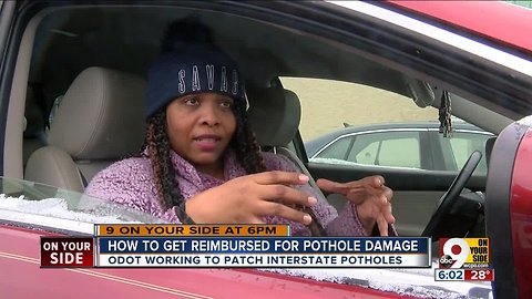 Potholes are back, but Ohio may pay for your damage