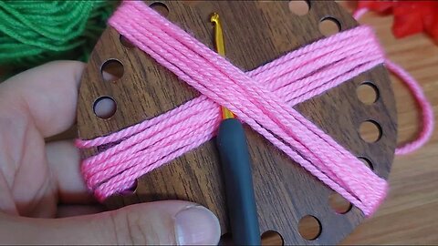 📌How to crochet wood coaster