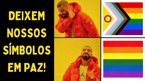 A 'NOVA' BANDEIRA LGBTQIA+ É UMA TREMENDA FALTA DE RESPEITO!