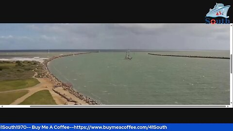 Live, Enjoying The Water Views In A Windy South Australia. 08/09/2023.