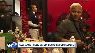 Cleveland public safety holds recruiting event at beauty salon