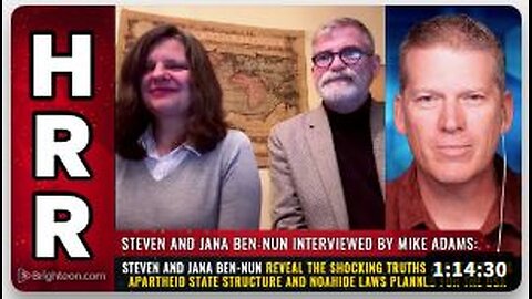 Steven and Jana Ben-Nun reveal the shocking truths about Israel’s APARTHEID STATE structure