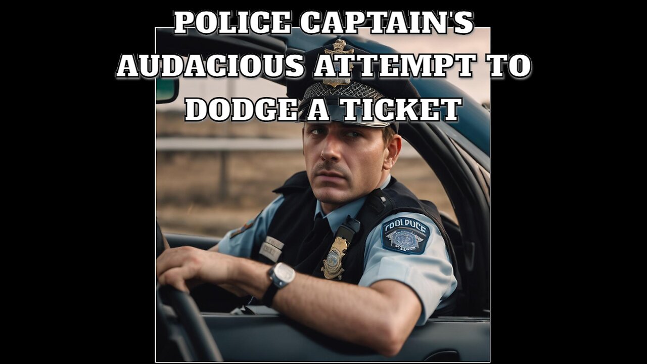 Police Captain's Audacious Attempt to Dodge a Ticket