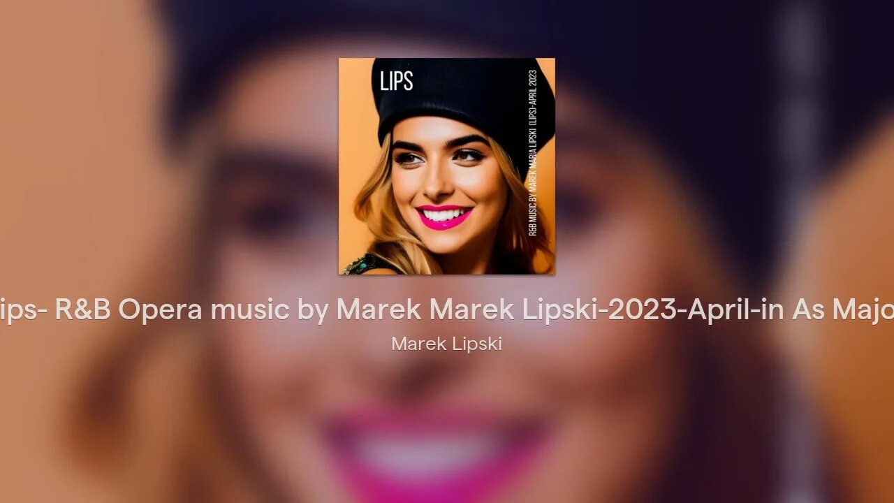 Lips- R&B Opera music by Marek Marek Lipski-2023-April-in As Major