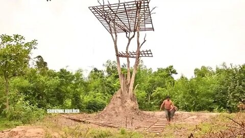 How To Build 15m Tree House And Swimming Pools Part I