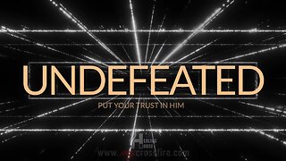 Undefeated: Put Your Trust In Him (11 am) | Crossfire Healing House