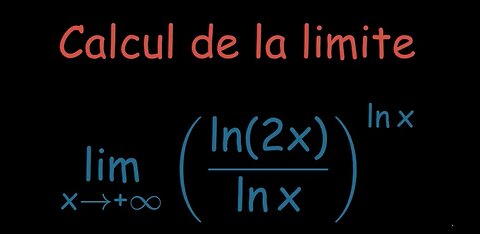 Calcul d'une limite