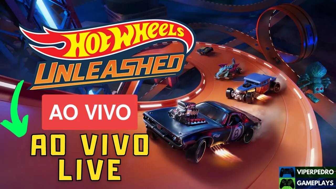 LIVE SURPRESA: HOT WHEELS UNLEASHED AO VIVO! Bora se divertir! (CHAT APENAS PARA INSCRITOS)