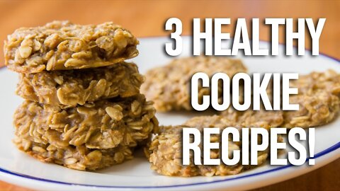 Healthy Oatmeal Cookies | 3 Different Ways