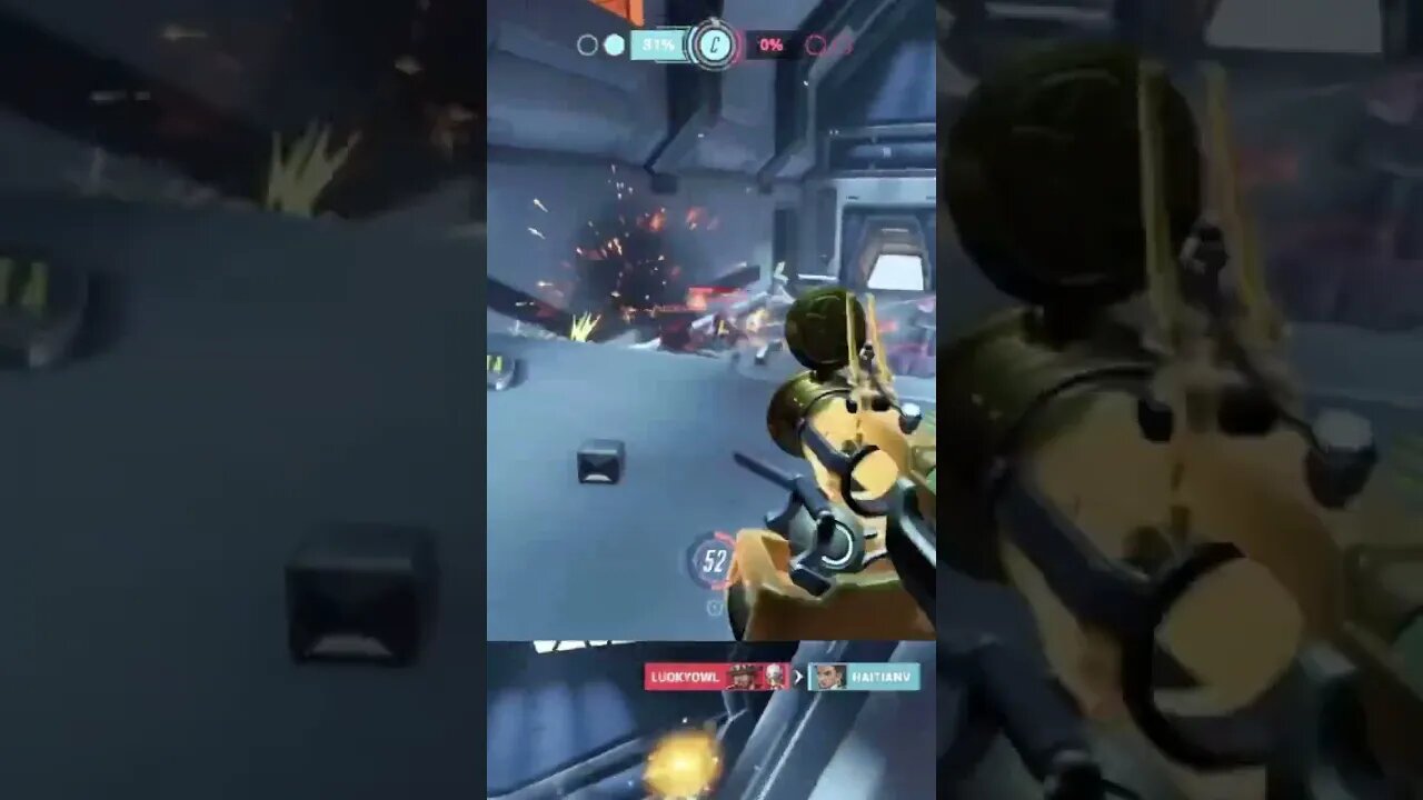 FlankRat With The Claps 🐀#overwatch2 #shorts #reaction