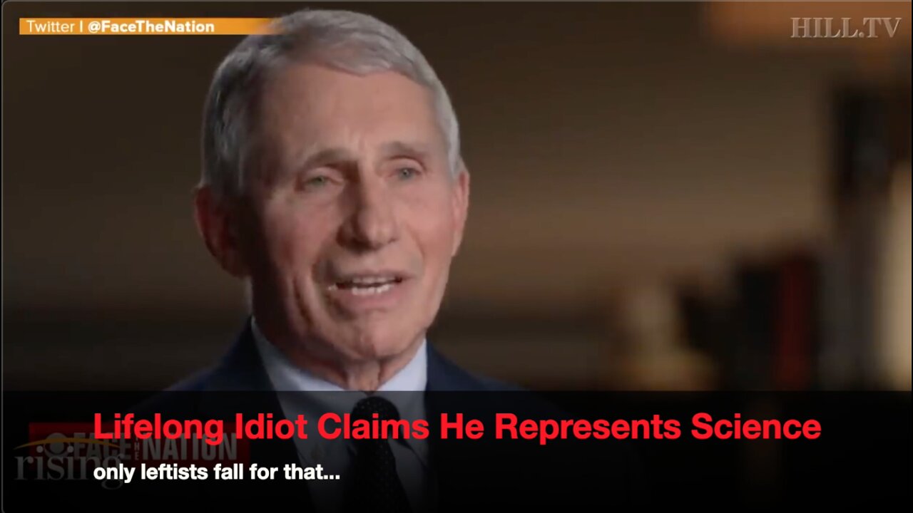 Fauci Claims He "Represents Science" (comedian K-von laughs)