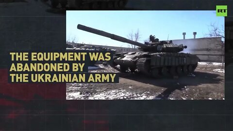 Russian troops tranfers Ukraine weapons to donbass region