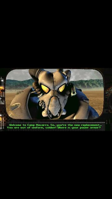 Fallout 2 "Where Is Your Power Armor?!?" #Shorts