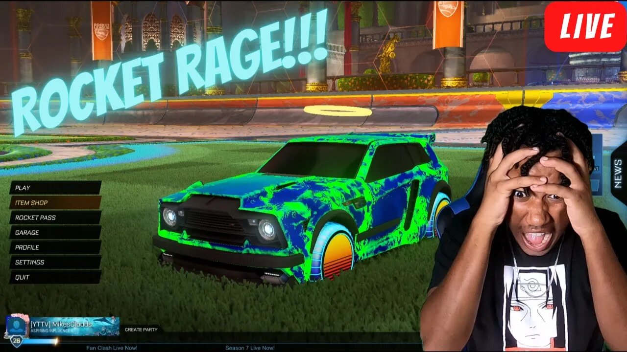 🔴☁Rocket Rage 1v1 With Viewers!!☁