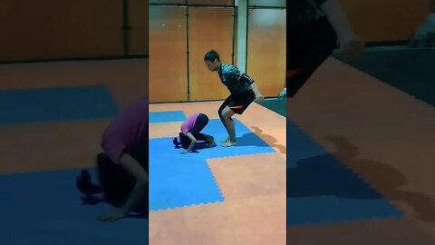 gymnast roll with dive roll #roll #gymnast #gym #mma #boxing