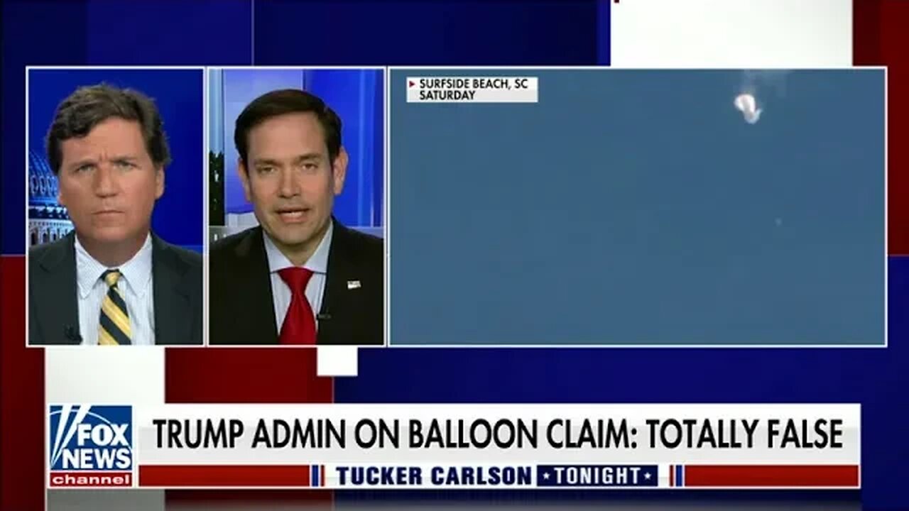 Rubio on Tucker: "We are now engaged…in a full scale geopolitical competition with the Chinese."