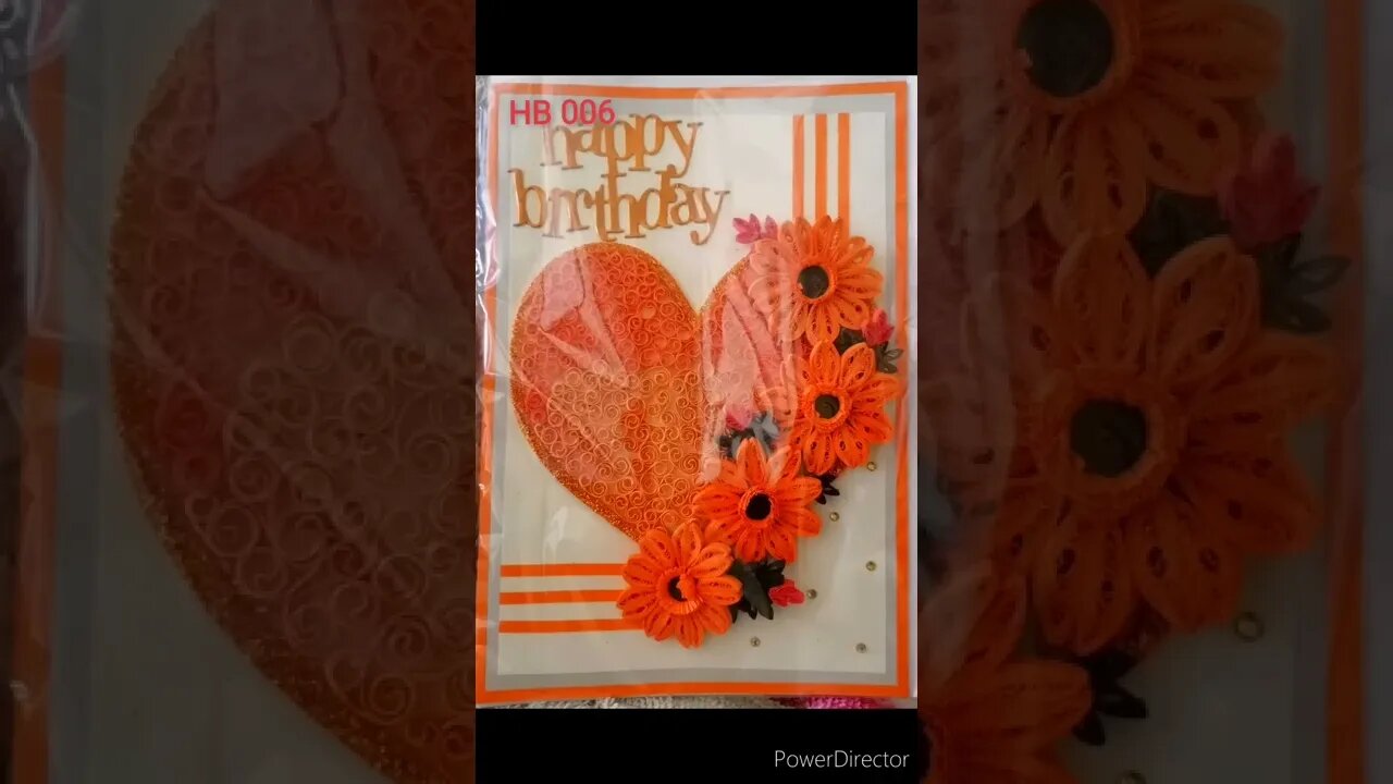 🌼 Beautiful 3D Paper Quilling Cards | ත්රිමාණ පේපර් කුවිලින් සුභ පැතුම් පත් 🌼@chcreation moratuwa