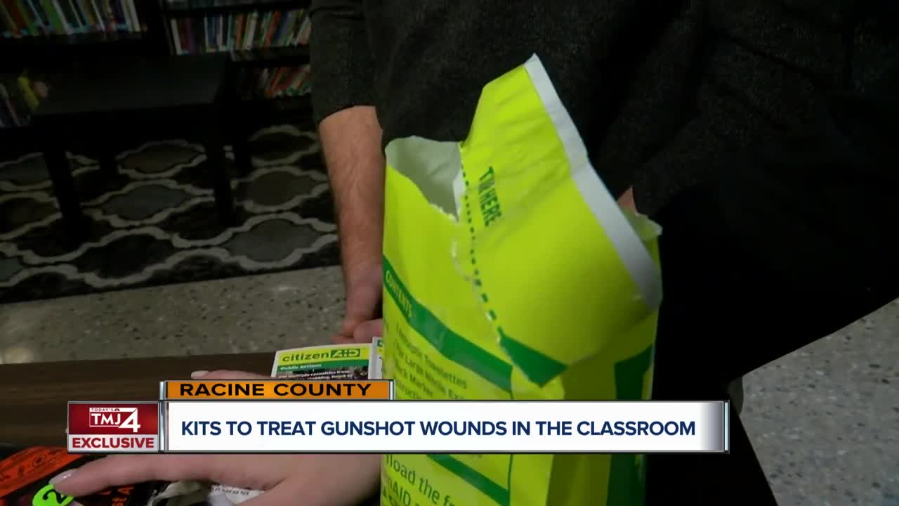 Union Grove school has kits to treat bullet wounds