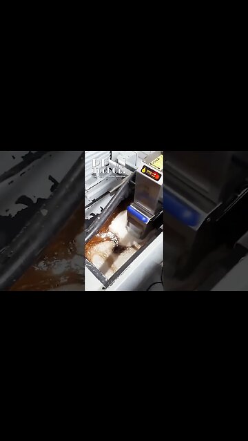 Cleaning a dirty coolant tank