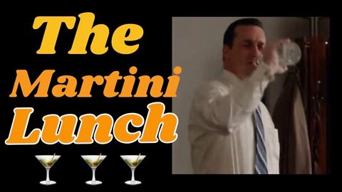 Martini lunch special. #HumpDay edition.