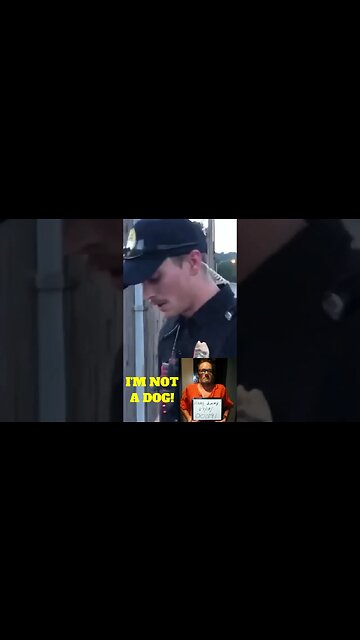 Frauditor Jailbird Jimmy Tells Cop He's NOT a Dog! #shorts