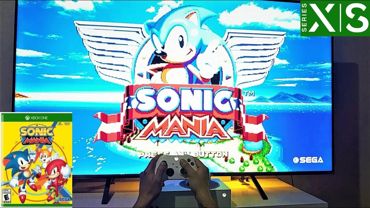 SONIC MANIA no Xbox Series S [4k HDR Tv] 60FPS