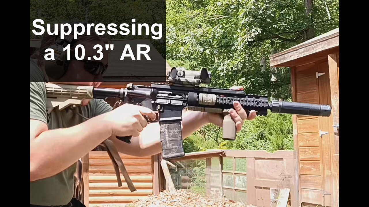 Suppressing a 10.3" AR