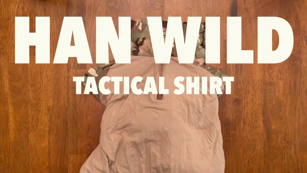 Tactical Shirt with Elbow Pads by Han Wild