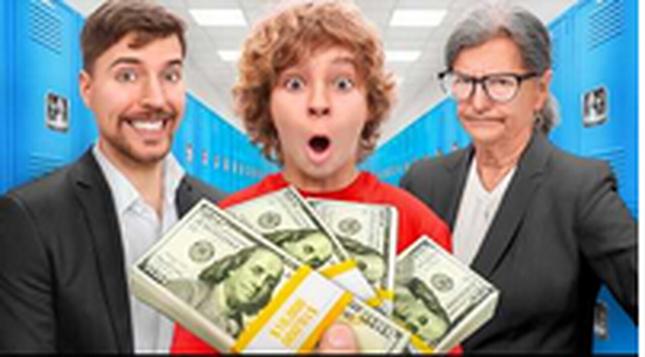 Mrbeast Would YOU Quit School For $100,000?